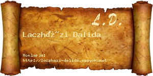 Laczházi Dalida névjegykártya